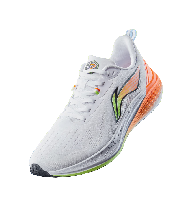 LiNing Red Hare 7 Cushioning, Slip Resistant, Lightweight Low top Marathon Running Shoes Men's White 