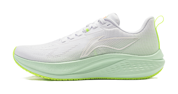 LiNing Red Hare 7 Cushioning, Slip Resistant, Lightweight Low top Running Shoes Women's White Green 