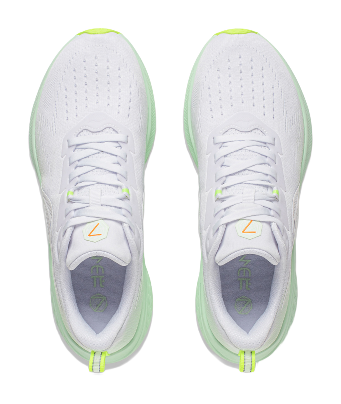 LiNing Red Hare 7 Cushioning, Slip Resistant, Lightweight Low top Running Shoes Women's White Green 