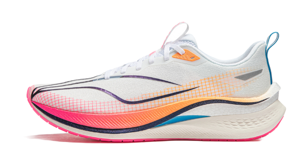 LiNing Red Hare 7 Pro Cushioning Breathable Supportive Rebound Low Top Long Distance Running Shoes Men's Standard White 