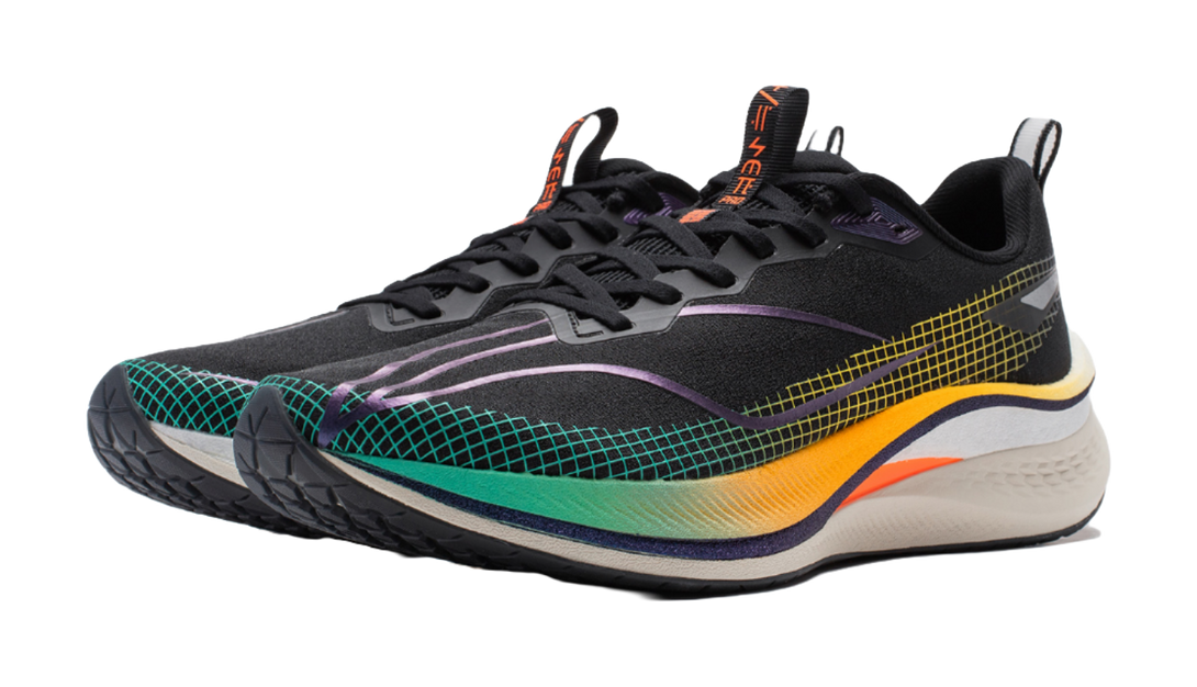 LiNing Red Hare 7 Pro Shock Absorbers Slip Resistant Low top Running Shoes Men's Black 