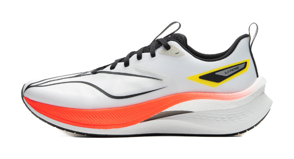 LiNing Red Hare 7 Pro Shock Absorbers Slip Resistant Low top Running Shoes Men's White Orange 