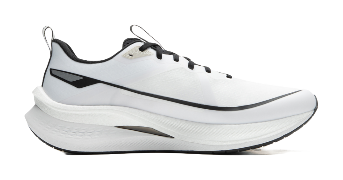 LiNing Red Hare 7 Pro Shock Absorbers Slip Resistant Low top Running Shoes Men's White Orange 