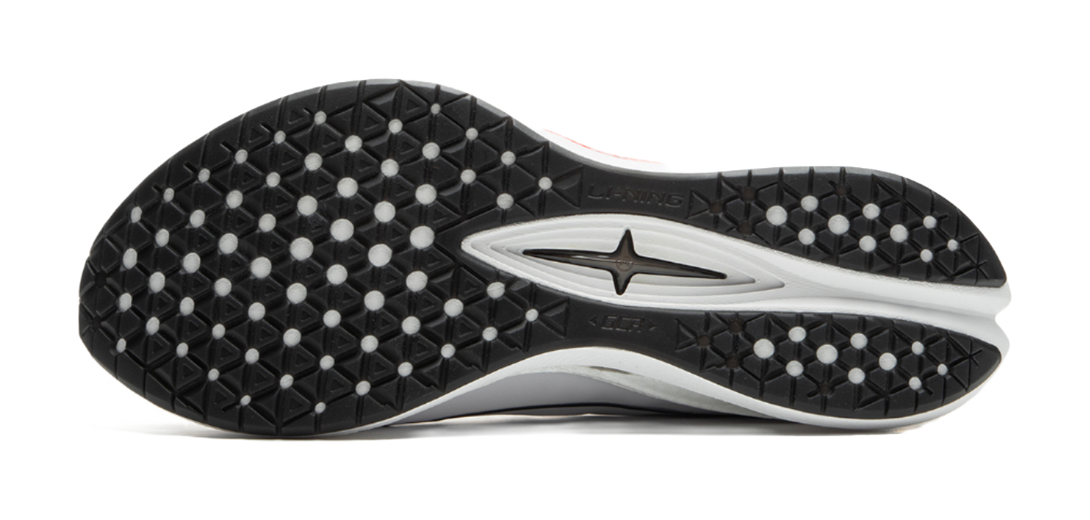 LiNing Red Hare 7 Pro Shock Absorbers Slip Resistant Low top Running Shoes Men's White Orange 