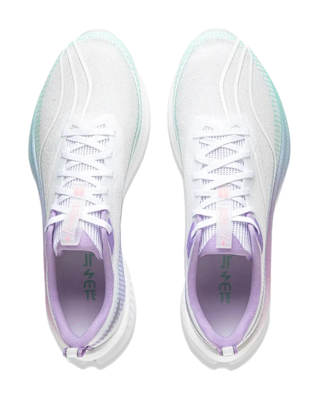 LiNing Red Hare 7 Pro - Sprint Running Shoes Mens White Purple 