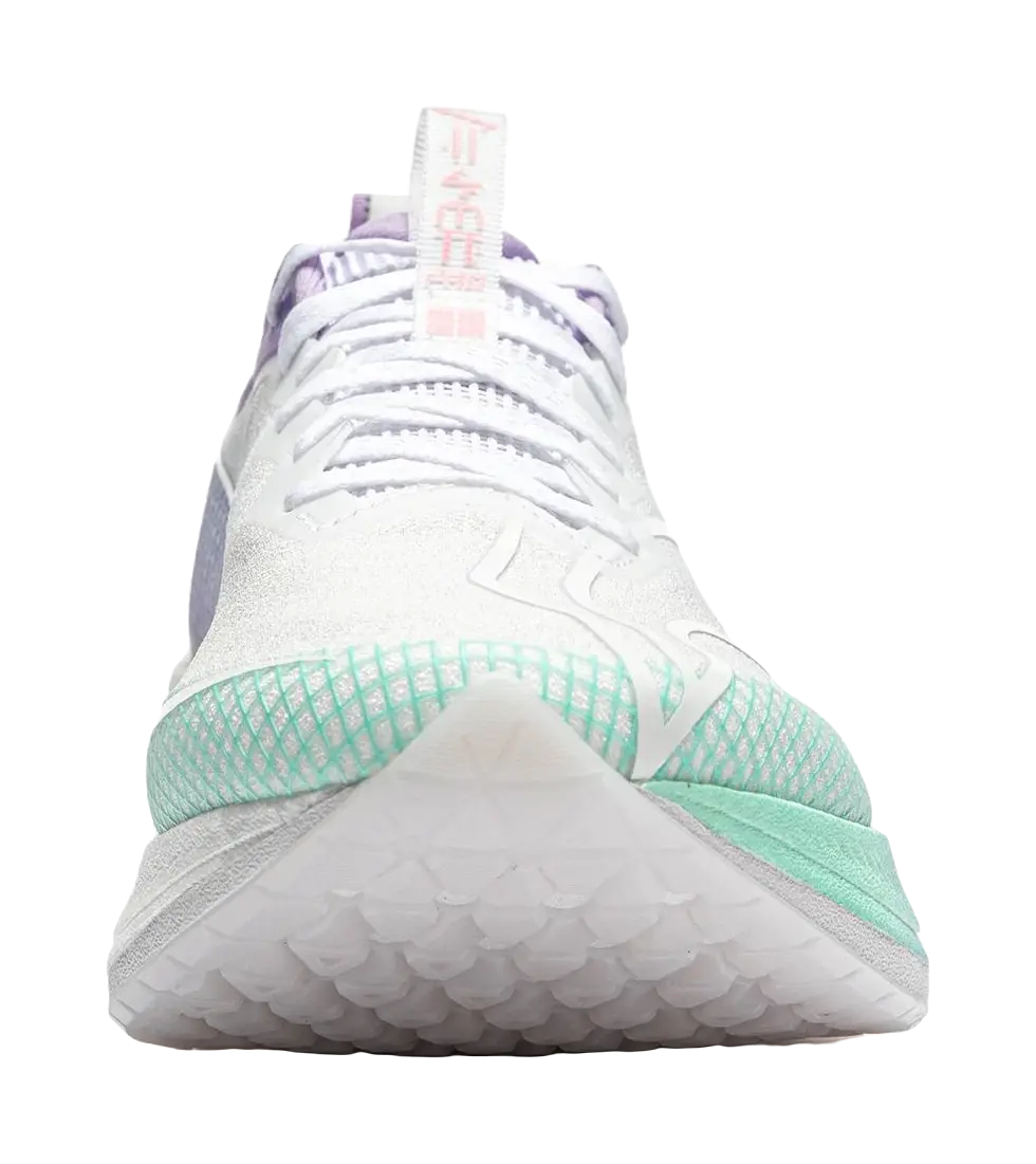 LiNing Red Hare 7 Pro - Sprint Running Shoes Mens White Purple 