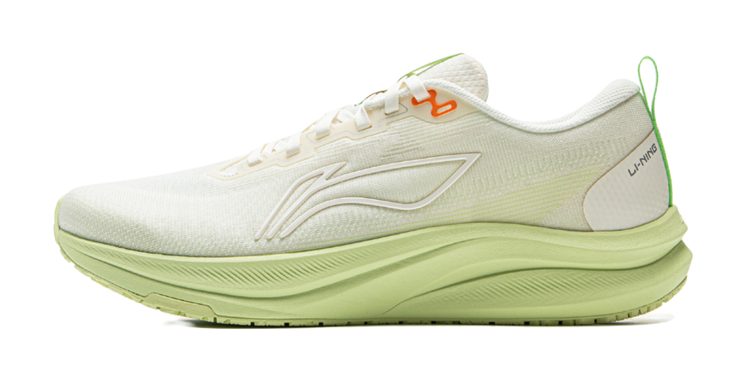 LiNing Red Hare 8 Abrasion Resistant Breathable Low Top Racing Running Shoes Men's Ecru 