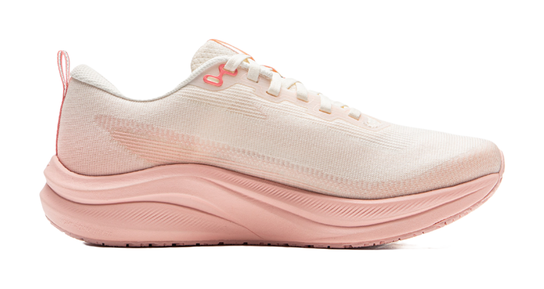 LiNing Red Hare 8 Anti Slip Wear Resistant Low Top Casual Running Shoes Women's White Pink 