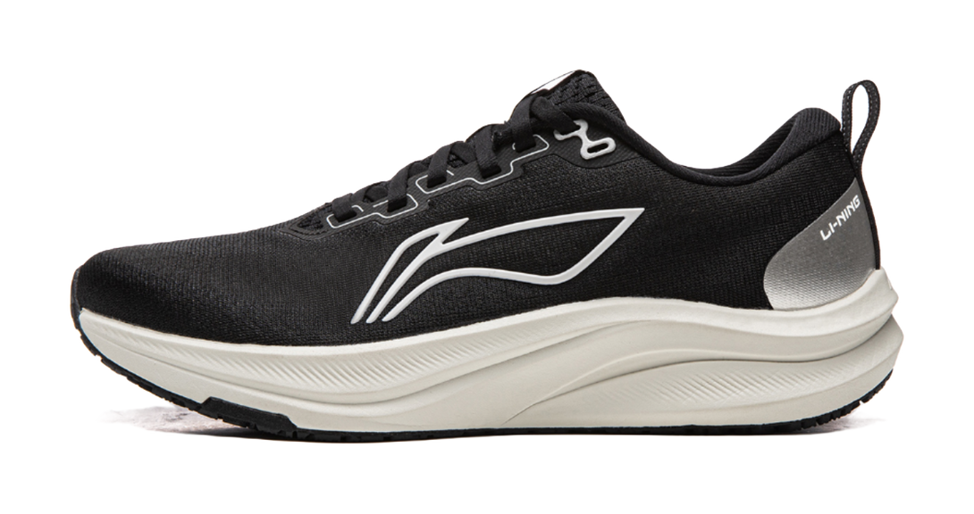 LiNing Red Hare 8 Cushioning Anti-Slip Wear-Resistant Breathable Lightweight Rebound Low-Top Running Shoes Men's Black 