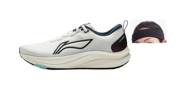 LiNing Red Hare 8 Cushioning Anti-Slip Wear-Resistant Breathable Lightweight Rebound Low-Top Running Shoes Men's White 