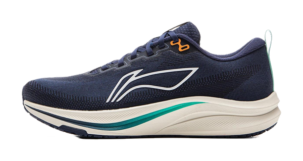 LiNing Red Hare 8 Shock Absorbers Slip Resistant Breathable Low Top Training Racing Running Shoes Men's Dark Ship Blue 