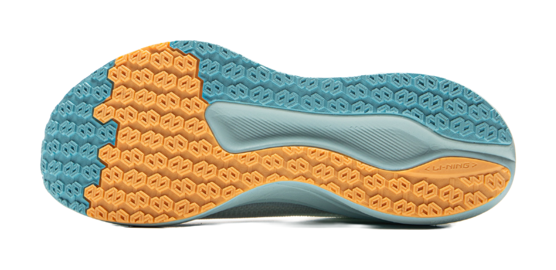 LiNing Red Hare 8 Slip Resistant Breathable Low Top Training Racing Running Shoes Women's White Blue 