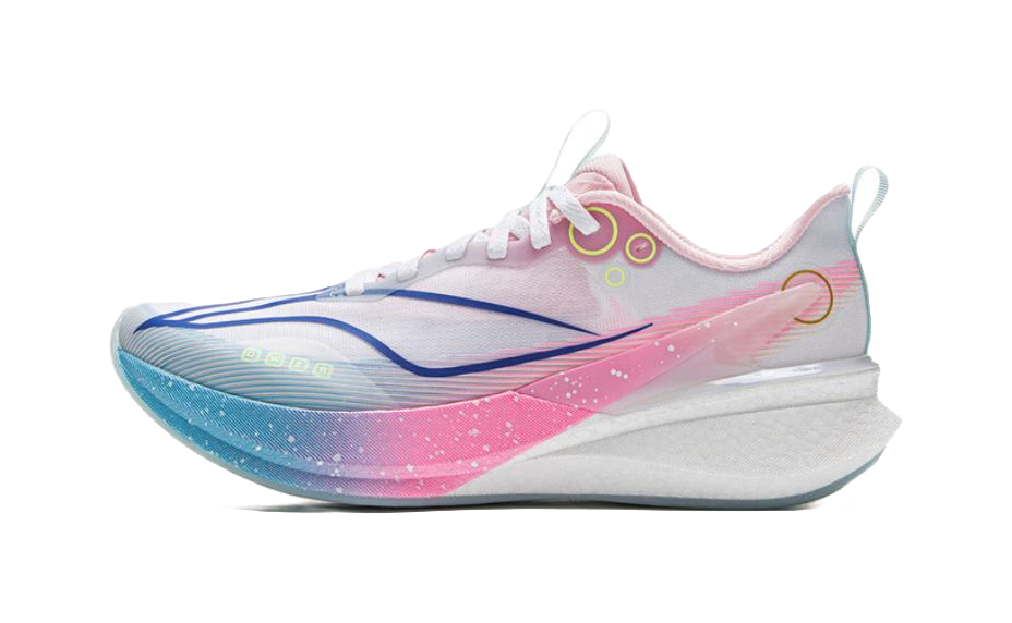 LiNing Red Hare 8PRO Abrasion Resistant Slip Resistant Low Top Racing Running Shoes Women's White Blue Pink 