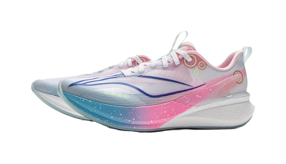 LiNing Red Hare 8PRO Abrasion Resistant Slip Resistant Low Top Racing Running Shoes Women's White Blue Pink 