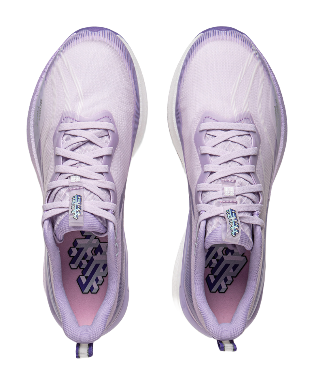 LiNing Red Hare 8PRO Breathable Support Rebound Low top Racing Running Shoes Women's Condensed Purple 