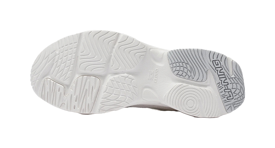 LiNing Running Collection Shock Absorbers Slip Resistant Abrasion Resistant Low top Running Shoes Women's White 