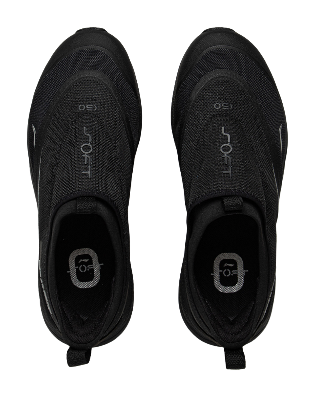 LiNing SOFT GO 2 Shock Absorbing, Non Slip, Wear Resistant, Breathable And Lightweight Low Top Casual Shoes Men's Black 