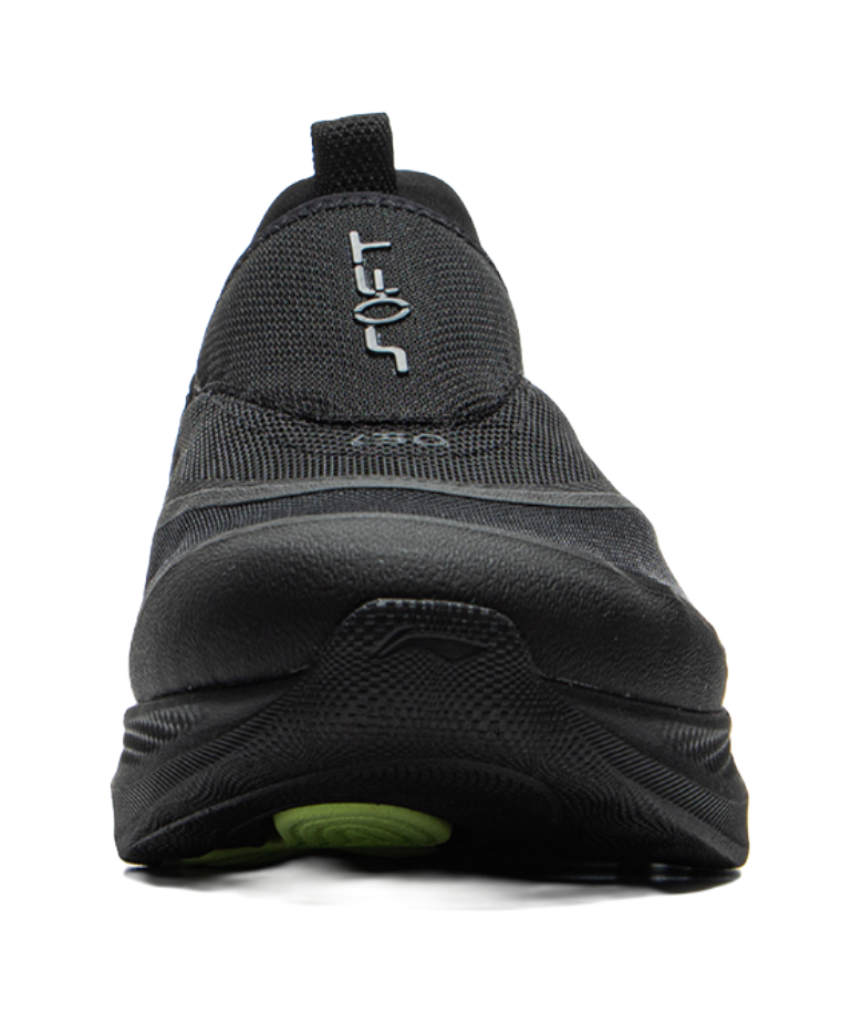 LiNing SOFT GO 2 Shock Absorbing, Non Slip, Wear Resistant, Breathable And Lightweight Low Top Casual Shoes Men's Black 