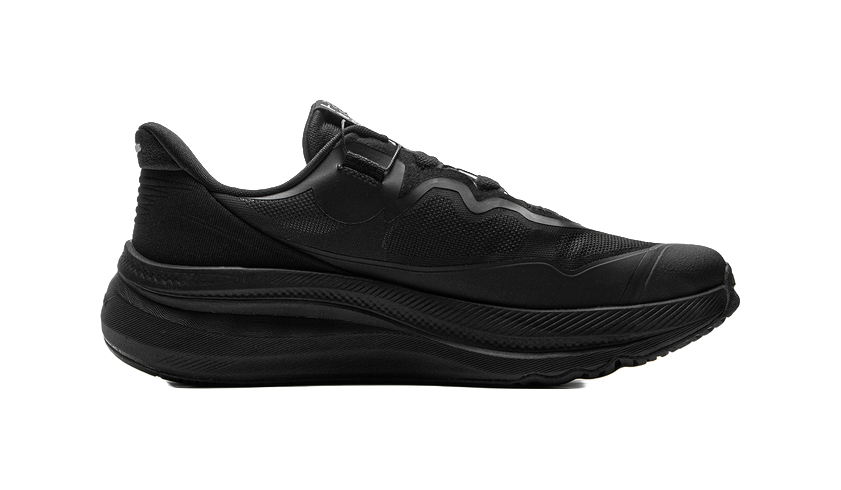 LiNing SOFT GO MAX 2 Slip Resistant, Abrasion Resistant, Breathable Low Top Casual Shoes Unisex Black 