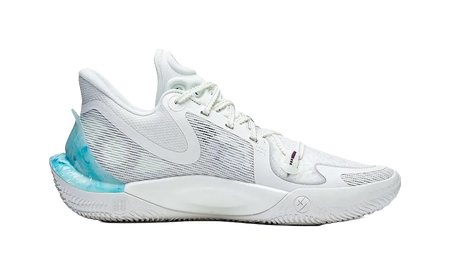 LiNing SONIC 11 Ride Waves Anti-Slip And Wear-Resistant Rebound Low-Top Performance Basketball Shoes Mist White 