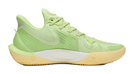 LiNing SONIC 11 Valley Rain Cushioning Anti-Slip And Wear-Resistant Low-Top Basketball Shoes Mens Butterfly Pink Green 