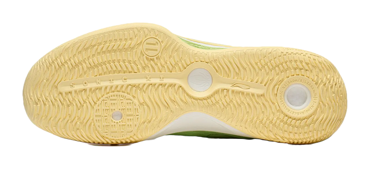 LiNing SONIC 11 Valley Rain Cushioning Anti-Slip And Wear-Resistant Low-Top Basketball Shoes Mens Butterfly Pink Green 