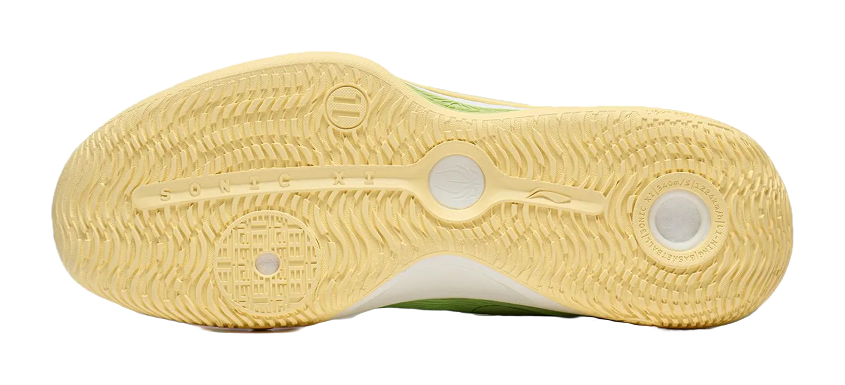 LiNing SONIC 11 Valley Rain Cushioning Anti-Slip And Wear-Resistant Low-Top Basketball Shoes Mens Butterfly Pink Green 