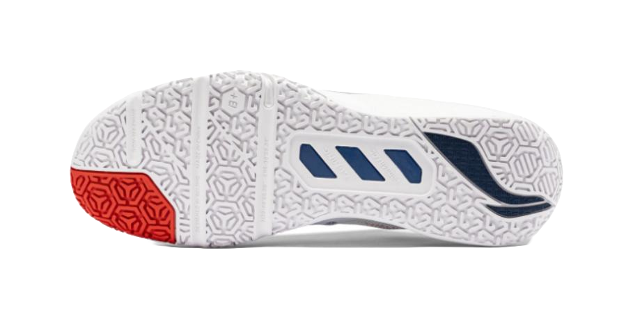 LiNing Saga II SE Slip Resistant Abrasion Resistant Low top Badminton Shoes Unisex White 