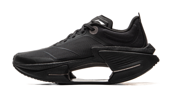 LiNing Shadow 3 ESSENTIAL Cushioning, Breathable, Supportive, Rebound Low top Racing Running Shoes Men's Black 