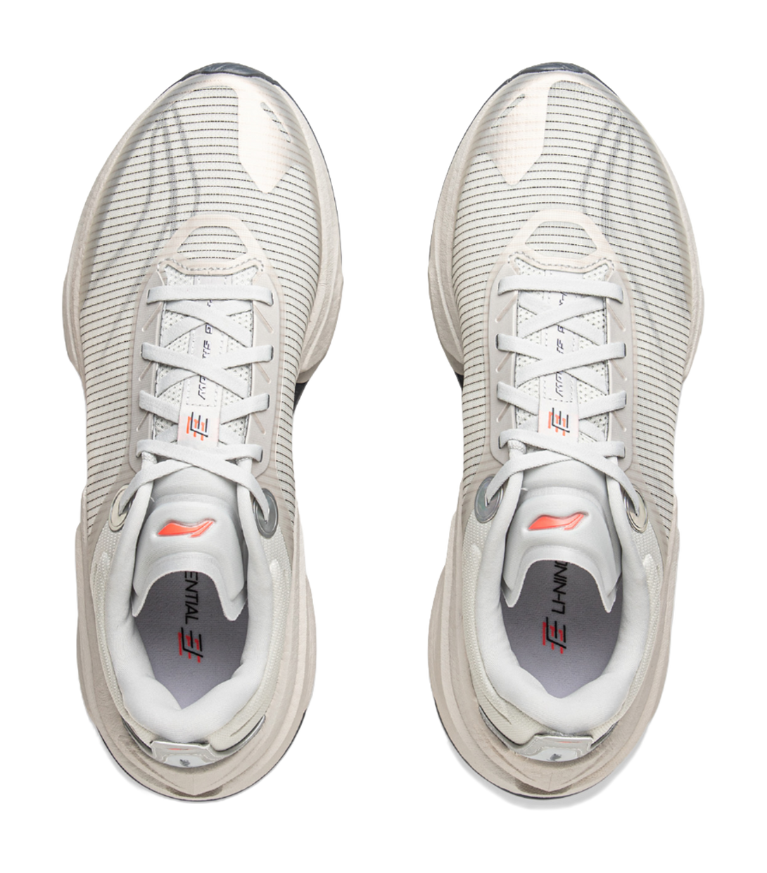LiNing Shadow 3 ESSENTIAL Cushioning, Slip Resistant, Supportive, And Resilient Low top Running Shoes Men's White Black 