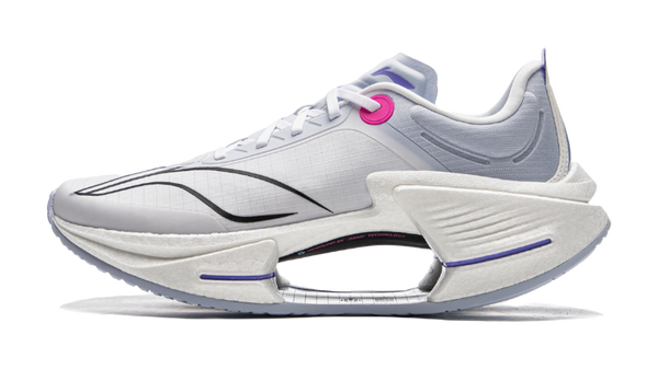 LiNing Shadow 3 ESSENTIAL Low top Running Shoes Men's White Purple 