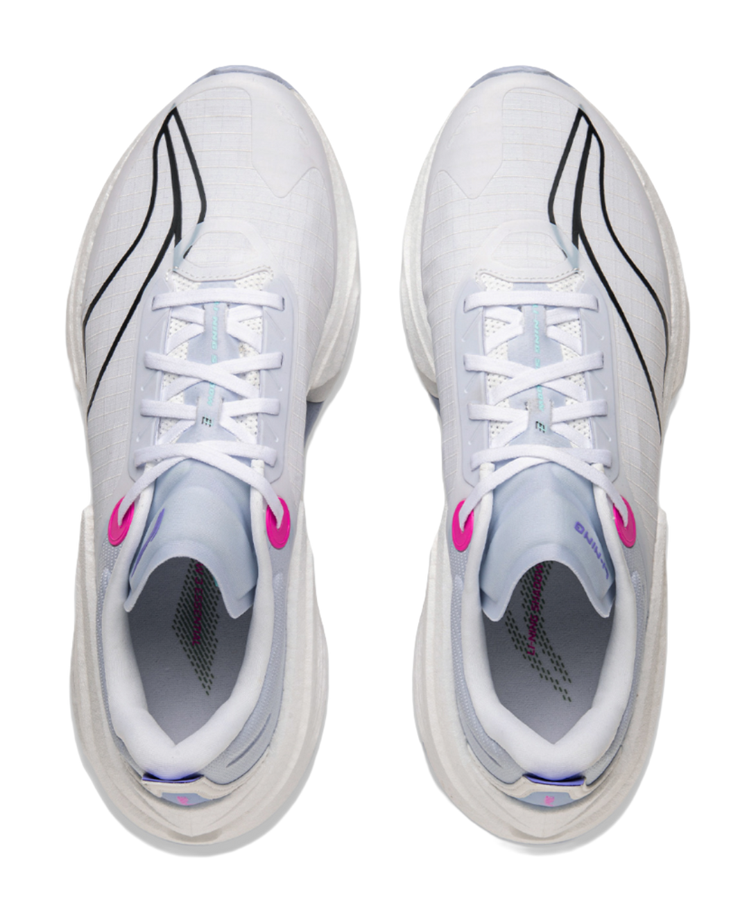 LiNing Shadow 3 ESSENTIAL Low top Running Shoes Men's White Purple 