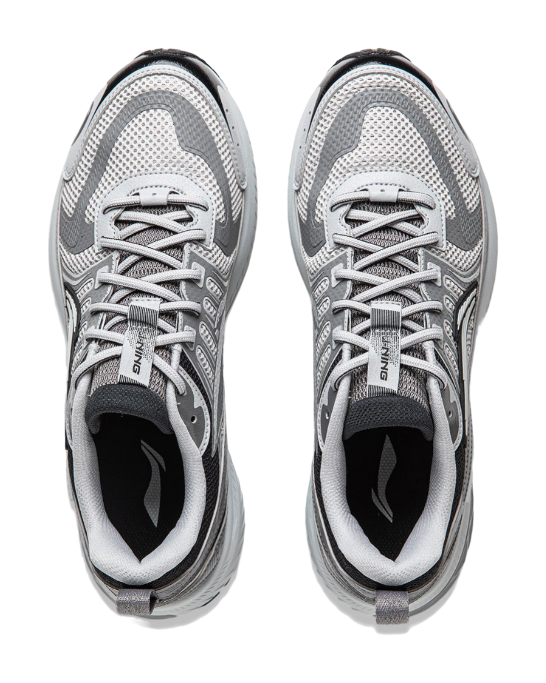 LiNing Shake 1.0 V3 Cushioning Low top Casual Running Shoes Men's Gray 