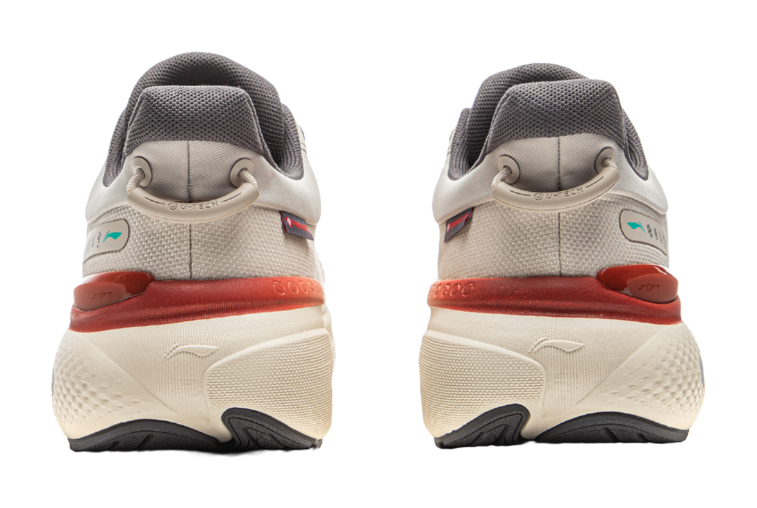 LiNing Shock Absorbers Abrasion Resistant Slip Resistant Low top Casual Shoes Men's White Gray 