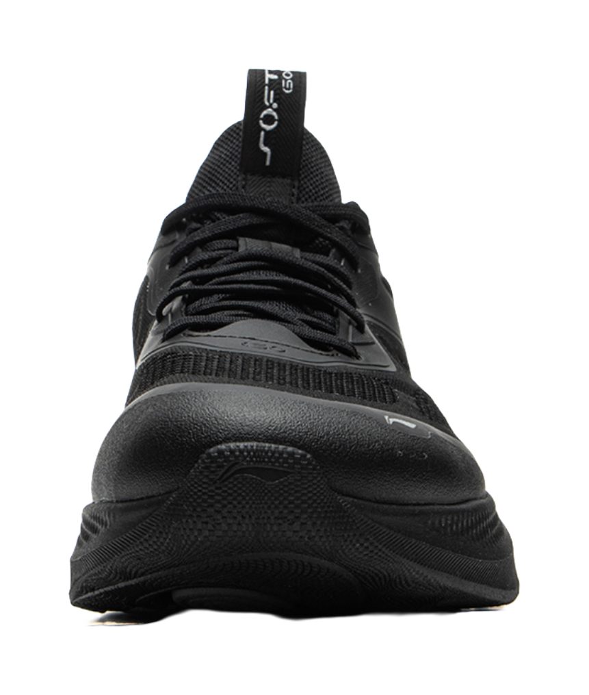 LiNing Soft Go 2 V4 Shock Absorbers Slip Resistant Abrasion Resistant Lightweight Low top Casual Shoes Men's Black 