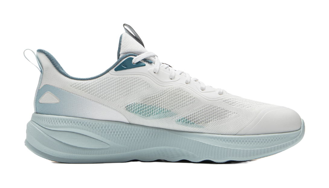 LiNing Soft Go 2 V4 Shock Absorbers Slip Resistant Abrasion Resistant Low top Casual Shoes Men's White 