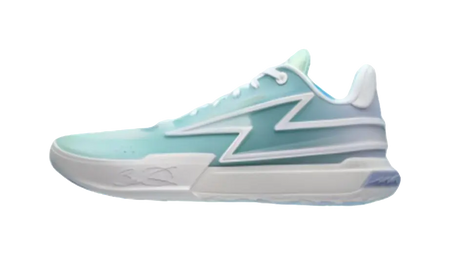 LiNing Son Of Flash Aurora Cushioning, Wear Resistant Low Top Basketball Shoes Mens Green Purple  vjsneaker.com