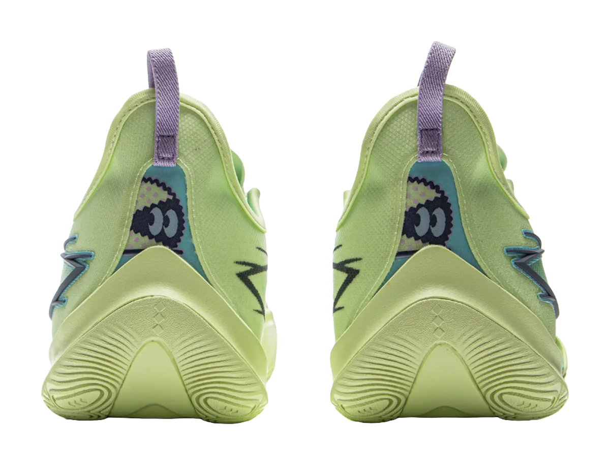 LiNing Sonic 13 Cushioning Abrasion Resistant Support Low Top Basketball Shoes Mens Green 