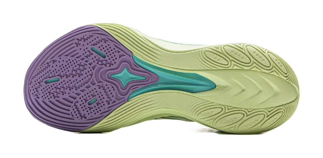 LiNing Sonic 13 Cushioning Abrasion Resistant Support Low Top Basketball Shoes Mens Green 