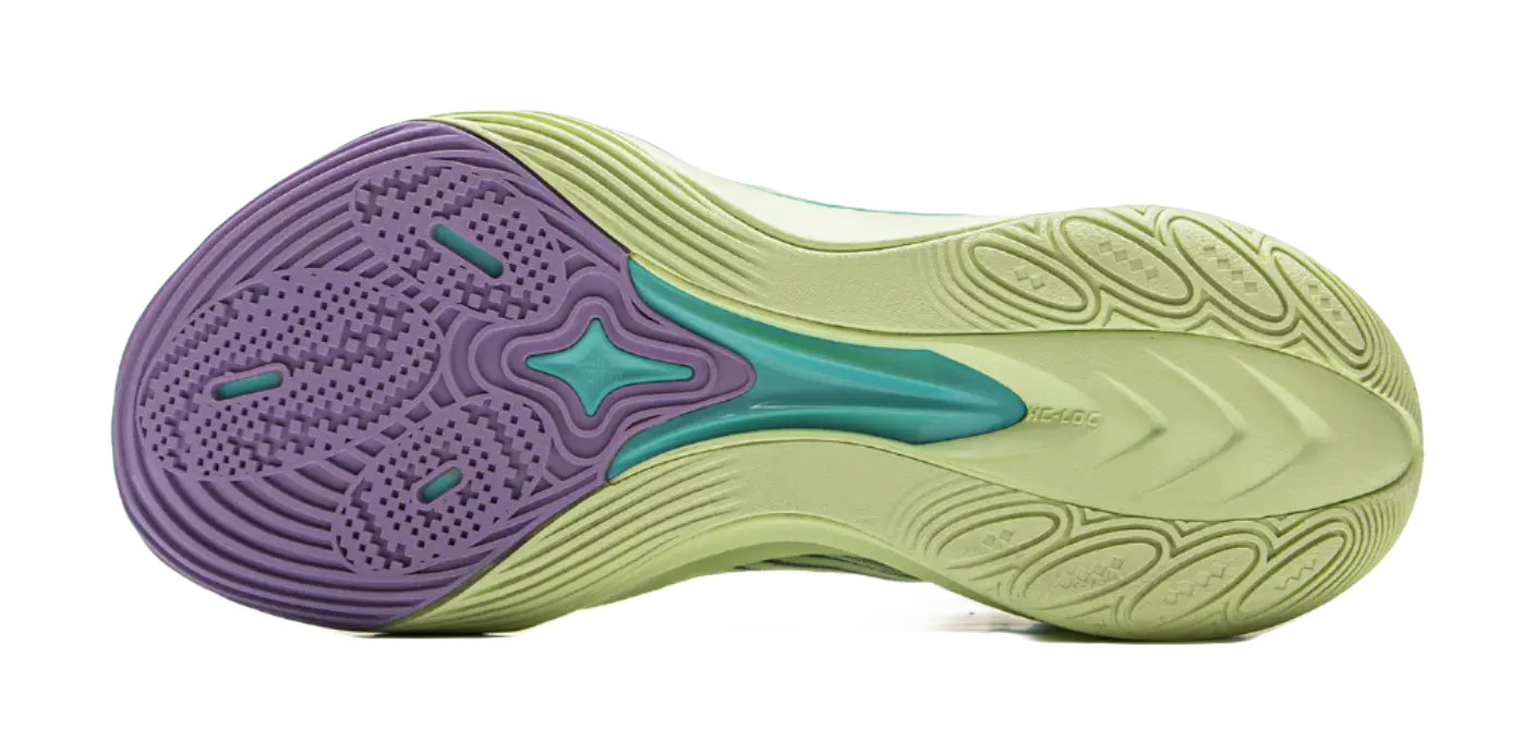 LiNing Sonic 13 Cushioning Abrasion Resistant Support Low Top Basketball Shoes Mens Green 