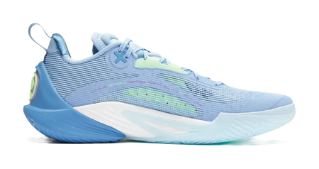 LiNing Speed 10 BOOM Technology Slip-Resistant Breathable Support Rebound Low-Top Basketball Shoes Mens Aurora Blue  vjsneaker.com