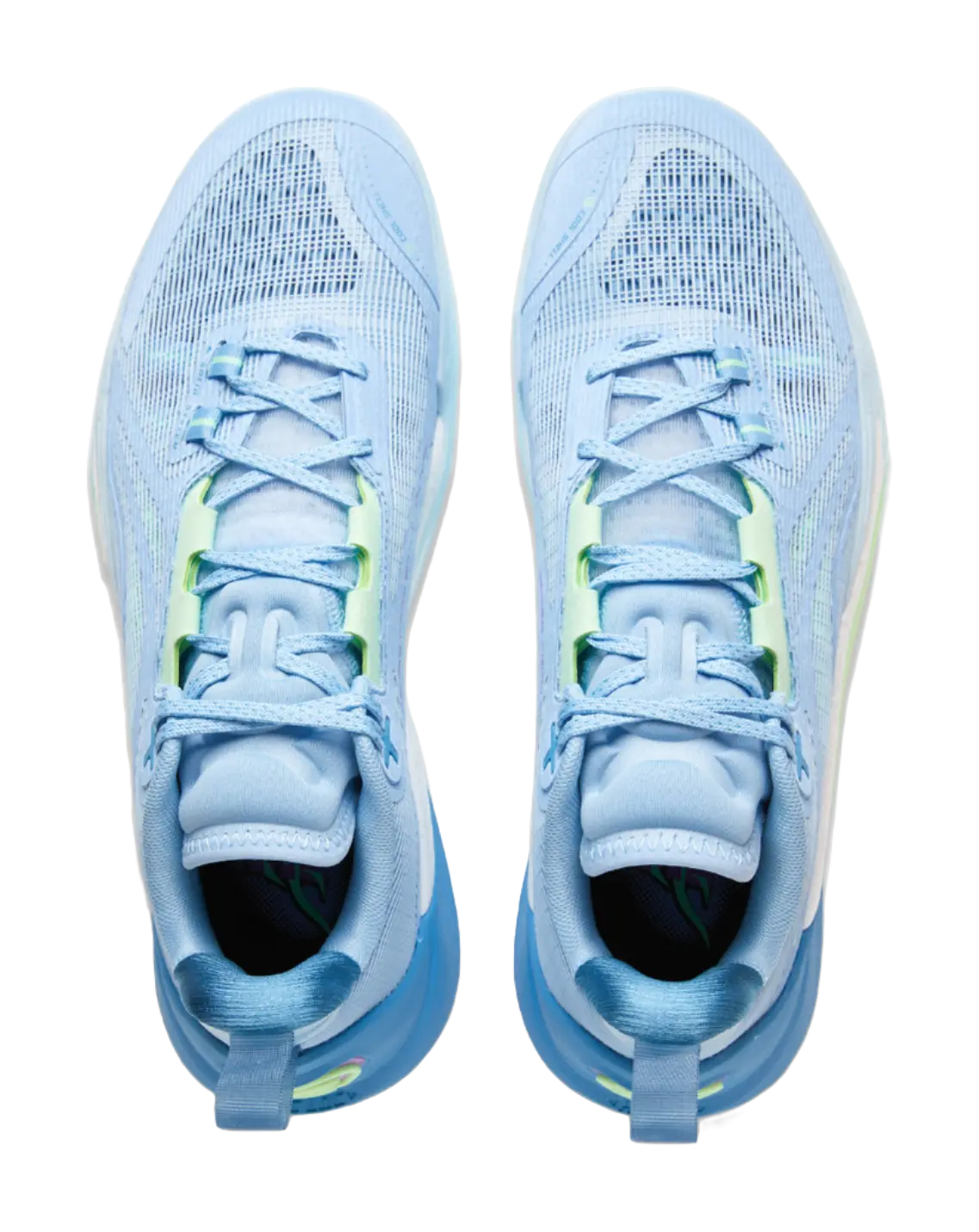 LiNing Speed 10 BOOM Technology Slip-Resistant Breathable Support Rebound Low-Top Basketball Shoes Mens Aurora Blue  vjsneaker.com