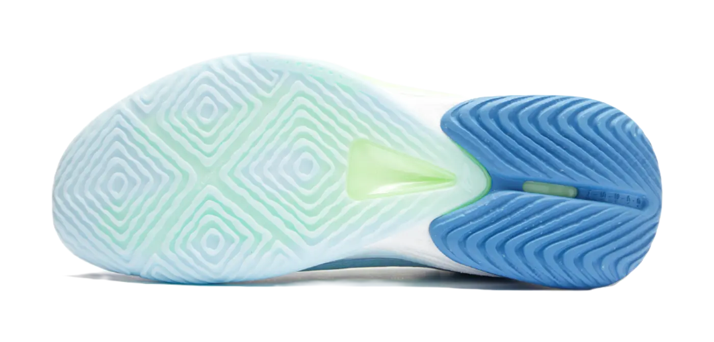 LiNing Speed 10 BOOM Technology Slip-Resistant Breathable Support Rebound Low-Top Basketball Shoes Mens Aurora Blue  vjsneaker.com