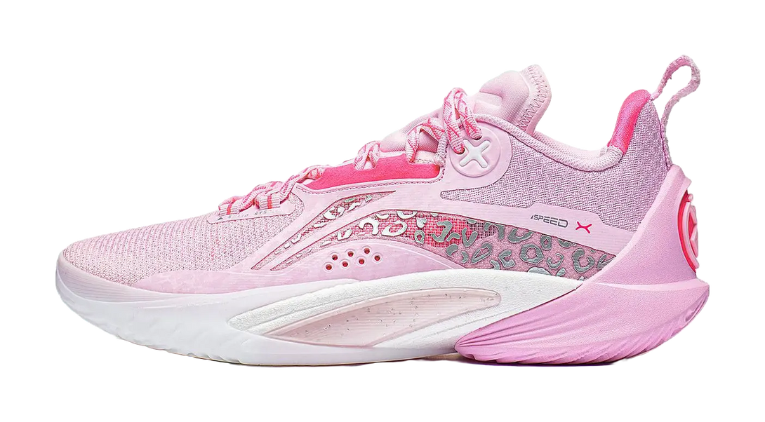 LiNing Speed 10 - Cherry Blossom Pink Basketball Shoes for Men 