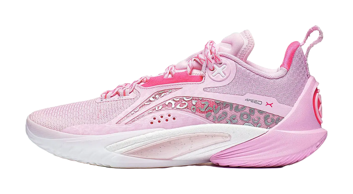 LiNing Speed 10 - Cherry Blossom Pink Basketball Shoes for Men 