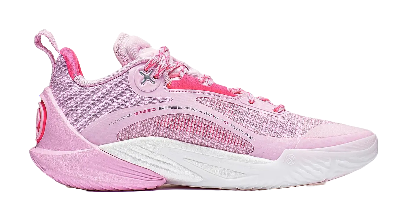 LiNing Speed 10 - Cherry Blossom Pink Basketball Shoes for Men 