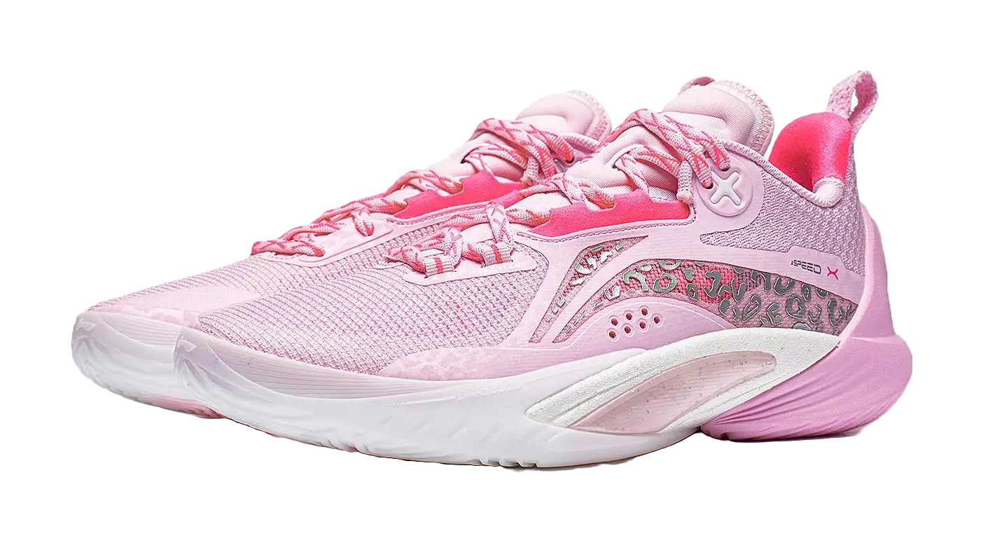 LiNing Speed 10 - Cherry Blossom Pink Basketball Shoes for Men 