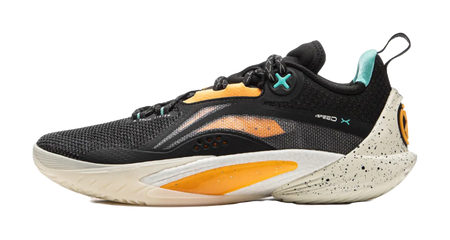 LiNing Speed 10 Shock Absorbers Slip Resistant Abrasion Resistant Breathable Low top Basketball Shoes Mens Black  vjsneaker.com