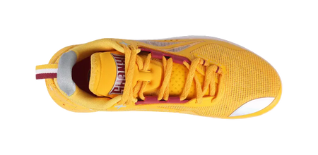 LiNing Speed 10 Shock Absorbers Slip Resistant Abrasion Resistant Breathable Low top Basketball Shoes Mens Yellow  vjsneaker.com