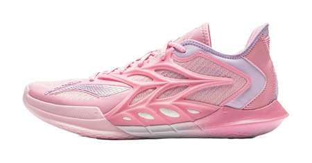 LiNing Speed 12 Cushioning, Wear Resistant Low top Basketball Shoes Mens Pink  vjsneaker.com
